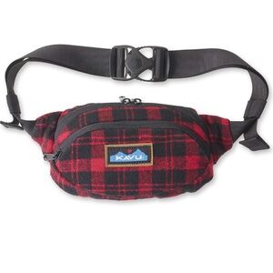 Kavu Lumberjack Plaid Spectator Belt Bag Fanny Pack
